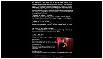 

Standing Up On Stage Volume 1-6 By Scott Alexander Collections Magic tricks