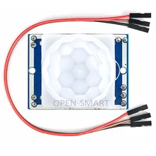 Módulo Detector de Sensor de movimiento PIR infrarrojo piroeléctrico de HC-SR501 para Arduino