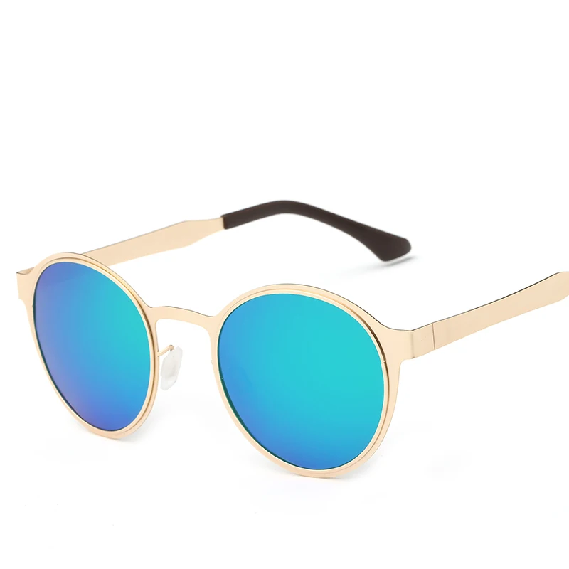 

Polarized sunglasses, men and women retro stainless steel round 8031 Colorful driving sunglasses, prescription glasses
