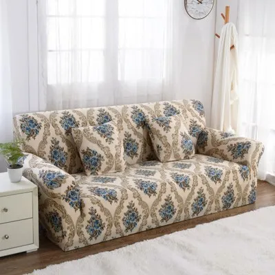 Летний Универсальный Эластичный тканевый чехол для дивана, нескользящий тканевый эластичный универсальный чехол для дивана - Цвет: C