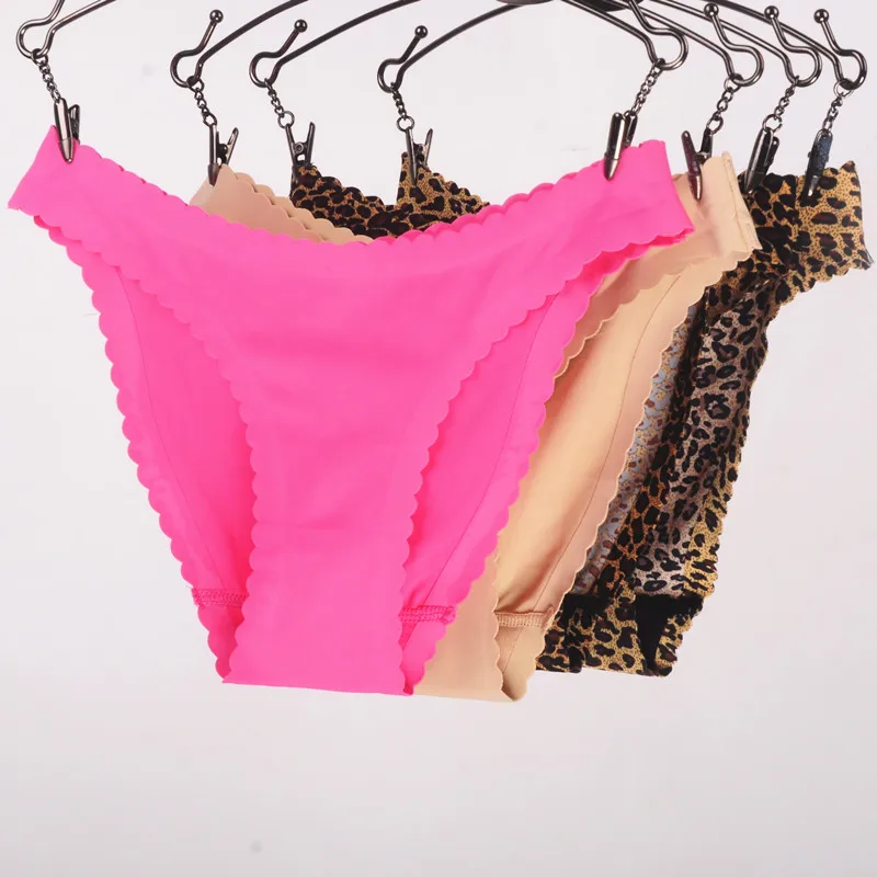 High Quality Women Briefs Seamless Flower Panties Sexy Underwear Plus