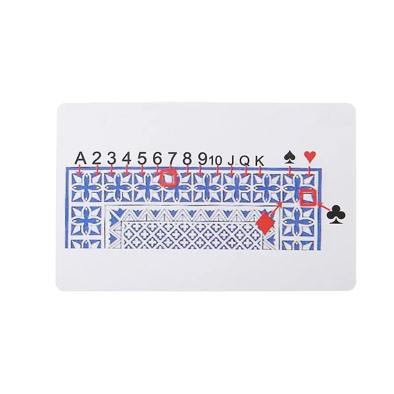 Secret Marked Perspective Playing Cards Magic Props Tricks