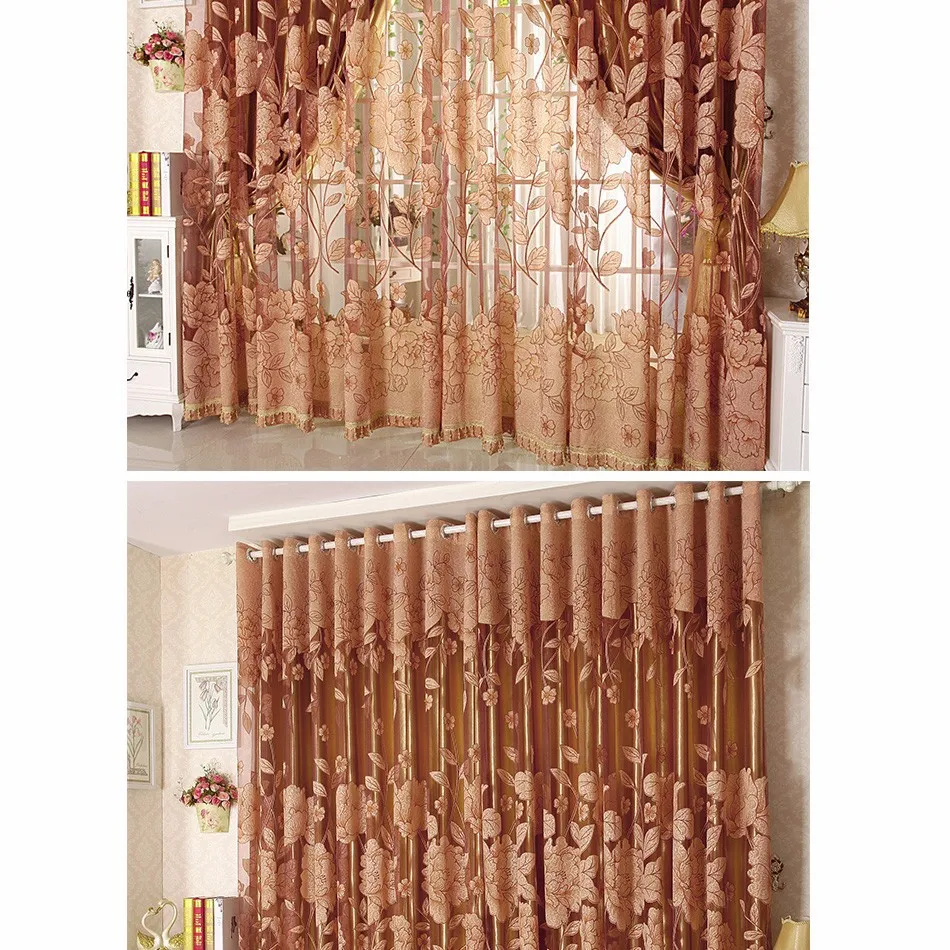Topfinel Хорошо проданная Высококачественные современный тюль для окна европейская и американская штора с вышивкой для гостиной Занавески для кухни Шторы для спальни