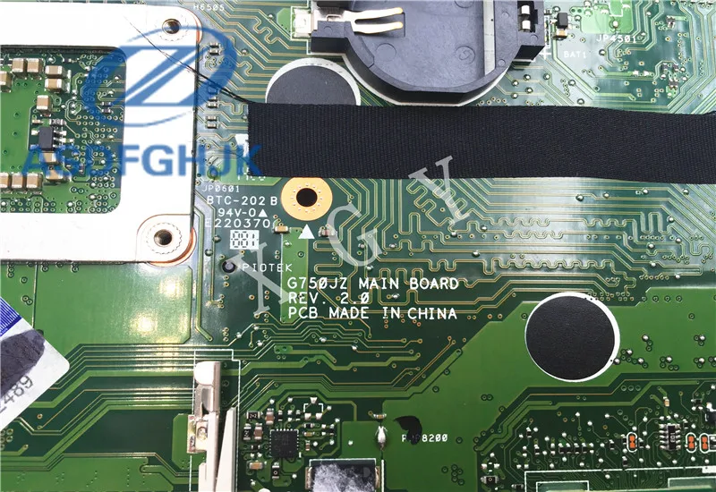  60NB04K0-MB2100 Laptop motherboard For Asus G750JZ G750JS G750JH motherboard with I7 cpu SR1BP Non-