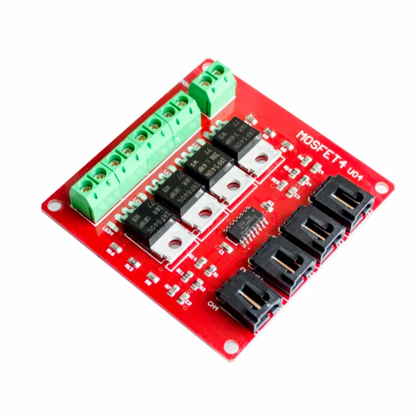 Четырехканальный 4 Route MOSFET Кнопка IRF540 V4.0+ MOSFET модуль переключателя для
