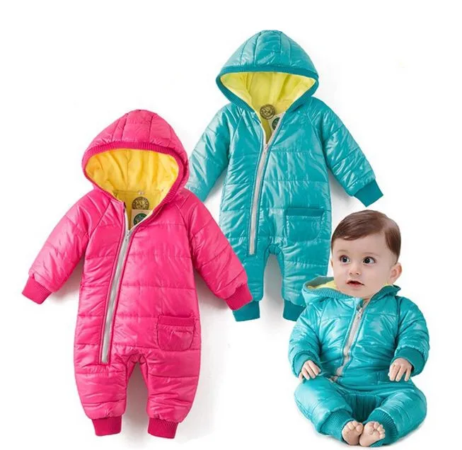 Осенне-зимние модные детские комбинезоны для девочек и мальчиков; одежда с длинными рукавами для новорожденных; теплая одежда для малышей; комбинезоны