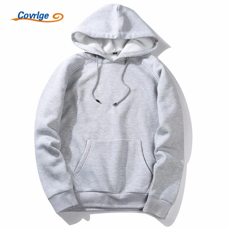 

Covrlge Men's Sweatshirt Solid Hooded Men Hoodies Oversized Hoodie Mens Sportssuits Brand-clothing Loose Tracksuits Coats MWW046
