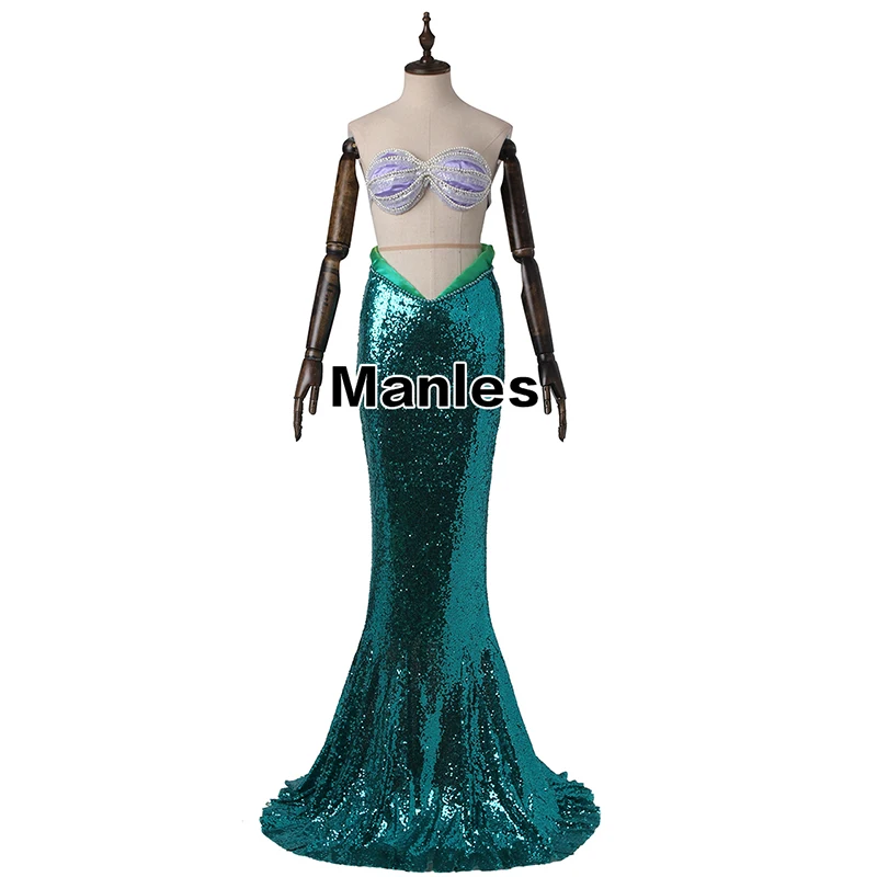 De Little Mermaid Prinses Ariel Kostuum Sexy Feestjurk Fancy Pailletten Zeemeermin Rok Groen Halloween Dames Vrouwen Volwassen De Little Mermaid Prinses Ariel Kostuum Sexy Feestjurk Fancy Pailletten Zeemeermin Rok Groen Halloween Dames Vrouwen Volwassen