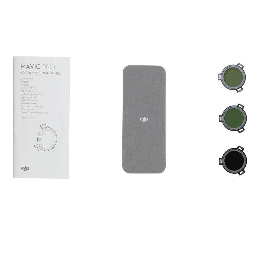 

Newest Original 3Pcs DJI Mavic Pro Filter Polarizer ND4+ ND8+ ND16 Polarizer 3 Package ND 4 8 16 Set Filters