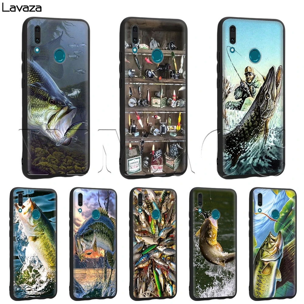 Lavaza Fishing Gear Fish Case for Huawei Mate Y7 Y9 P8 P9 P10 P20 P30 Lite Pro P Smart Mini 2017 2019 |