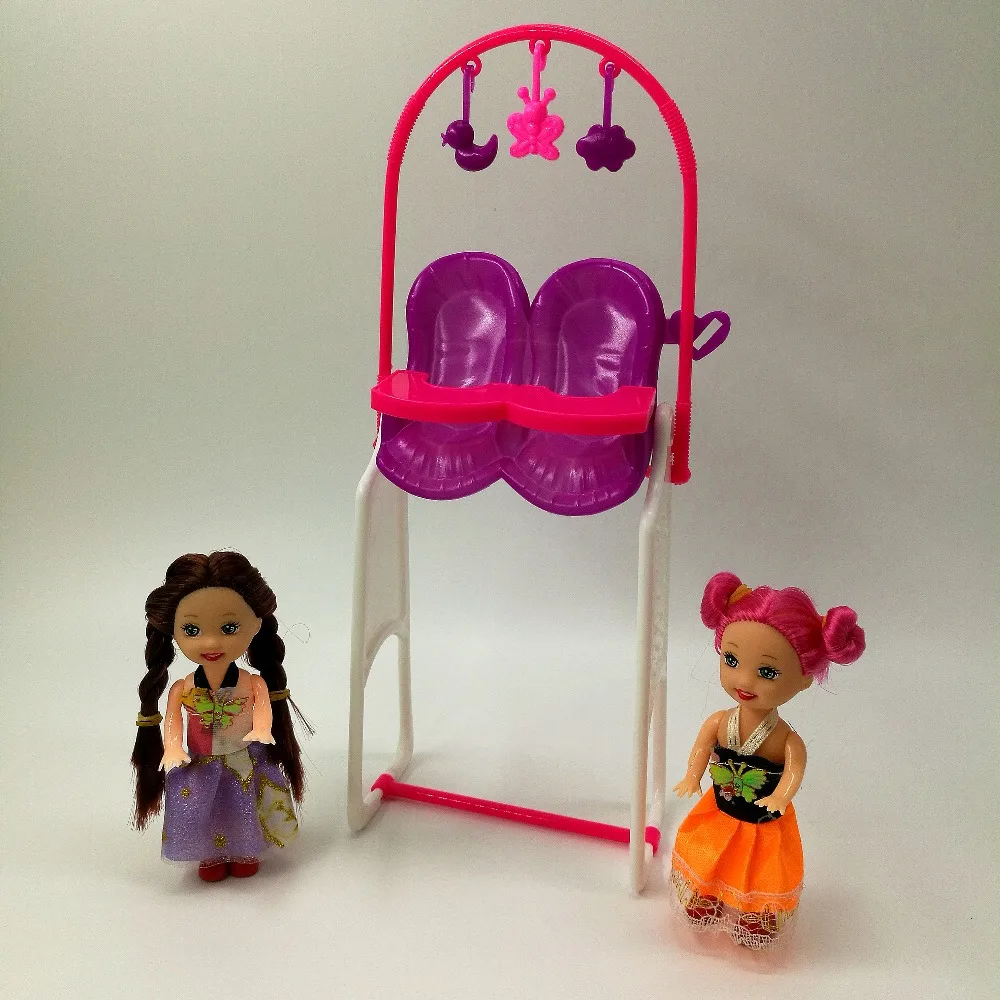 1 Набор кукольных аксессуаров Принцесса Милая Келли качели для куклы Барби мебель Kurhn кукла игровой дом игрушки для детей, девочка игрушка подарок