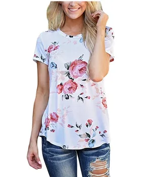 

Brand Summer Kawaii Cute Fashion T Shirt Harajuku Round Neck Style Print T Shirt Short Sleeve T-shirt Women Tops Plus Size 3XL