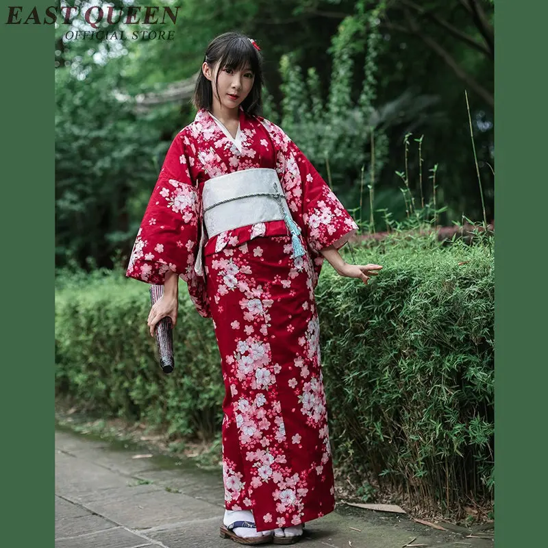 Yukata женский кимоно женщина 2018 традиционное японское кимоно платье obi haori японский косплей одежда костюм гейши KK2347