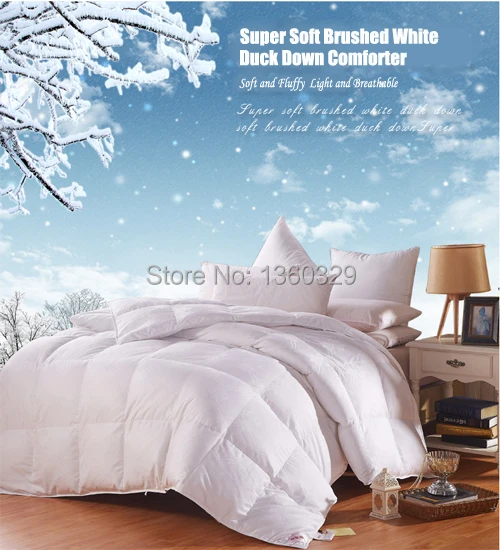 

160*210cm Single Duvet White Duck Down Edredon Pink Winter Comforter Sateen Jacquard Feather Quilt Blankets Thickening Bedspread