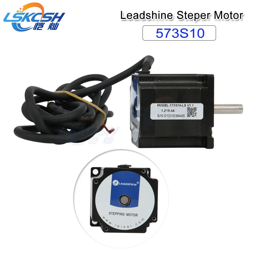 

LSKCSH Nema 23 Leadshine 3 phase Stepper Motor 573S10 573S20 for CO2 Laser Engraving Cutting Machine 2018 New Laser Parts