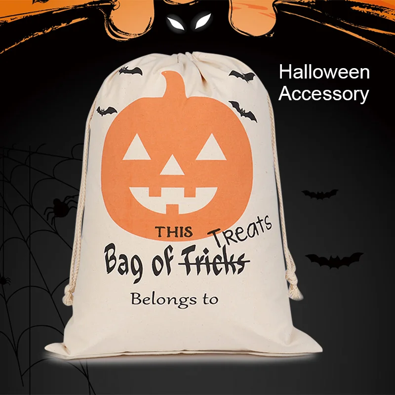 

Halloween Bags Trick or Treat Candy Bags Drawstring Gift Sacks Pumpkin Bag for Halloween Presents UYT Shop