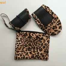 Коричневые роликовые туфли для свадебного использования с упаковкой сумки