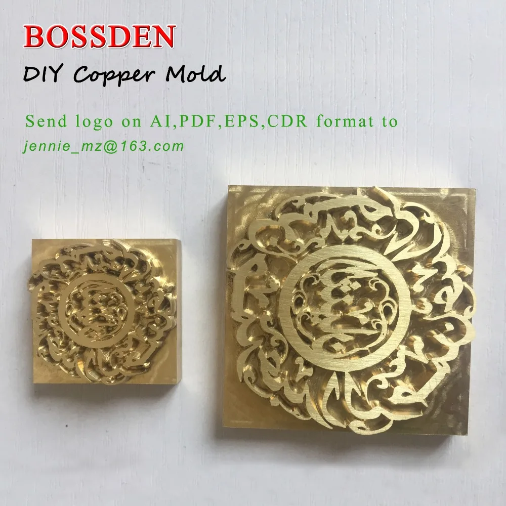 

BOSSDEN Brass Leather Stamps Logo Carving Tools Embossing Seal Hot Branding Personalized Mold Heating Emboss Mould Die