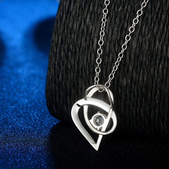 N4098 heart necklace back 720