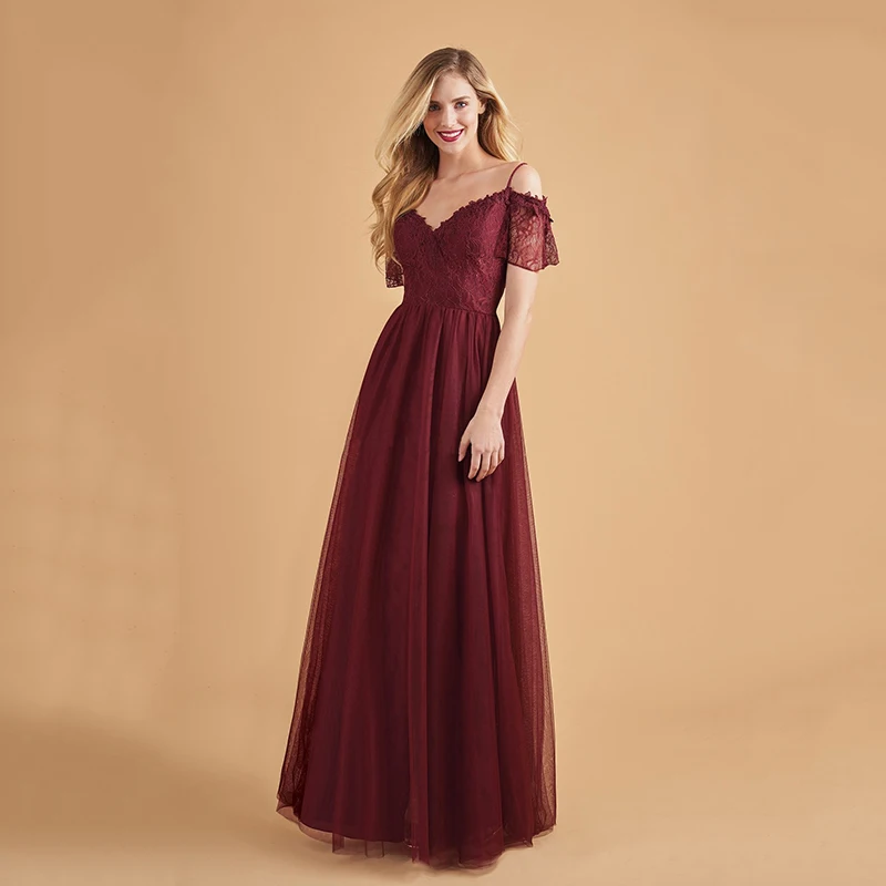 

Women Sexy Short sleeve Vest Solid Sexy Lace Soild Sling Party Long Dress Wine red dresses for woman Large Size vestidos largos