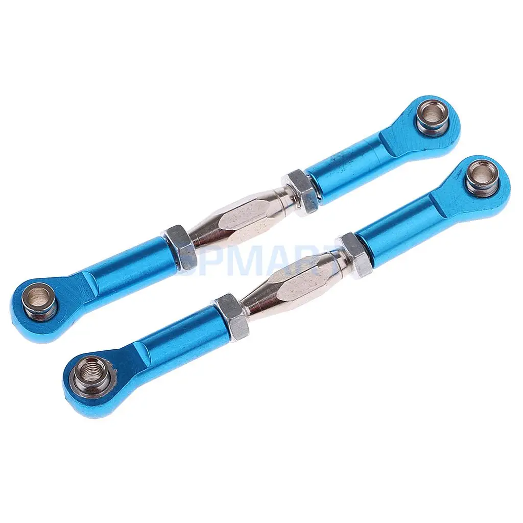 6Pcs 1/10 RC Car Steering Servo Linkage Turnbuckle Front Rear 166617 166017 106017 for Redcat HSP Truck