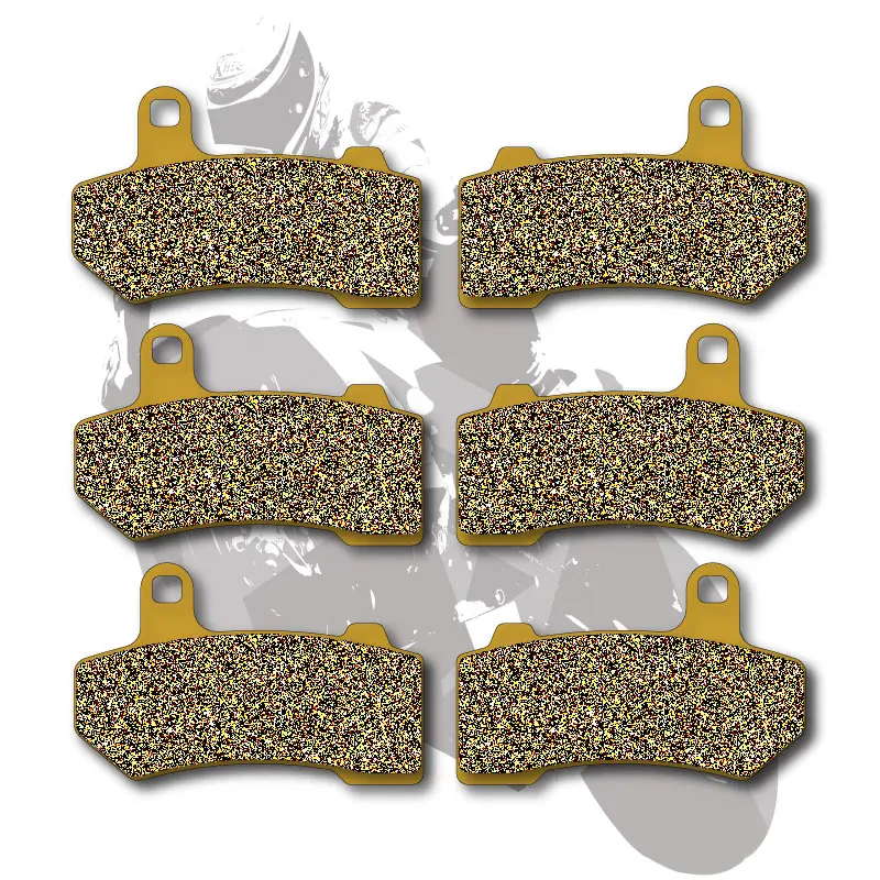 

Motorcycle Disc Front + Rear Semi-Metallic Brake Pads For HARLEY FLHR FLTR FLHTC 2008-2009 FLHRC FLHT FLHTCU VRSCA 2008-2010