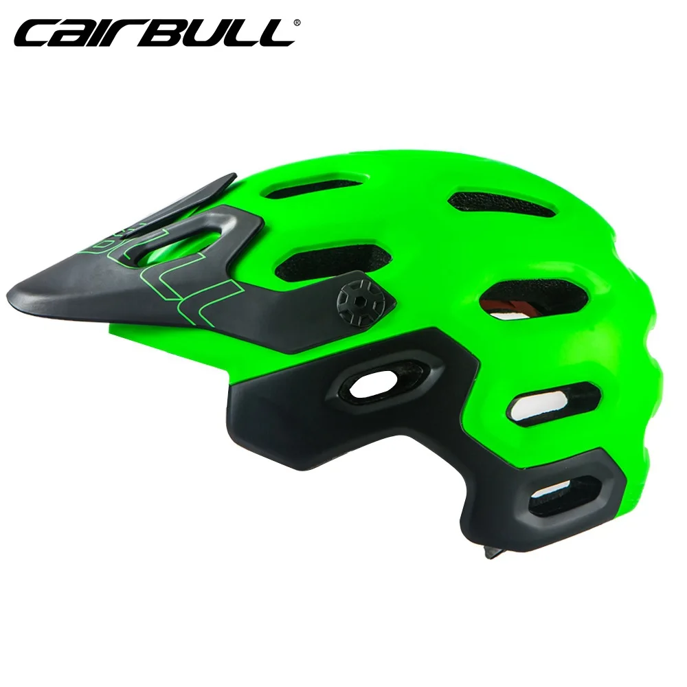Красный Трейл XC шлем для горного велосипеда езда велосипедный шлем MTB внедорожный Am vtt велосипедные шлемы в форме КАСКО Ciclismo Размер M/L - Цвет: green