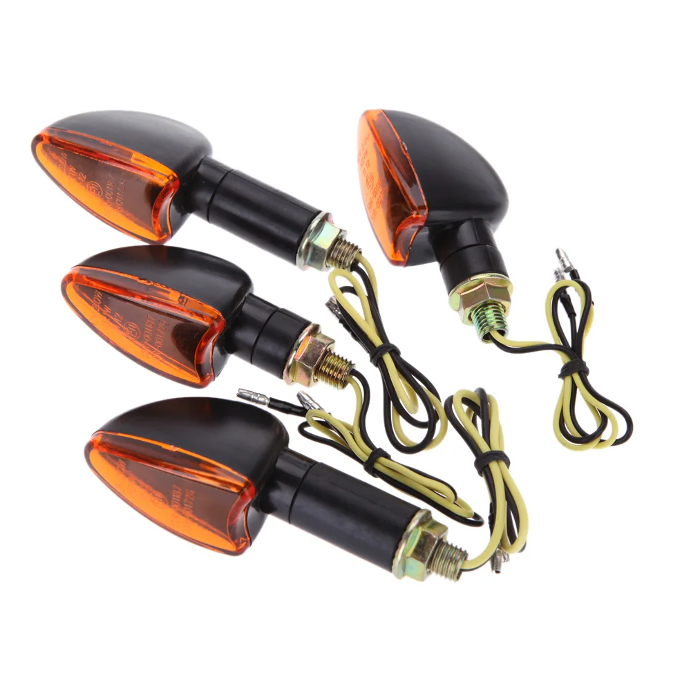 

Universal 12V Motorcycle Turn Signal Indicator Light Front Back Flashing Halogen Light Blinker Flash Bike Lamp For Honda Suzuk