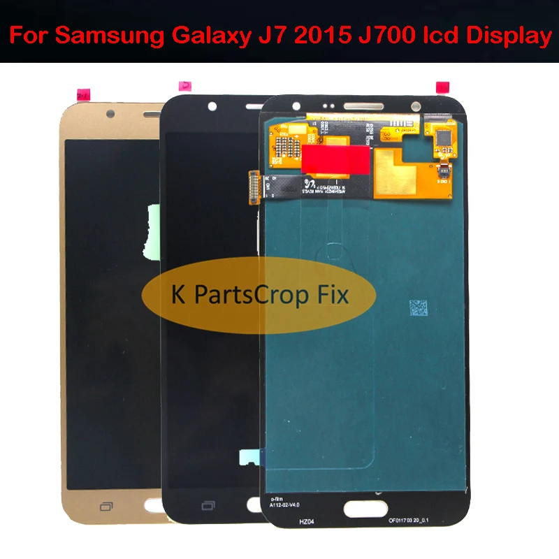 

Super AMOLED 5.5" LCD for SAMSUNG Galaxy J7 2015 J700 LCD Display Touch Screen Digitizer J700F J700M J700H Replacement