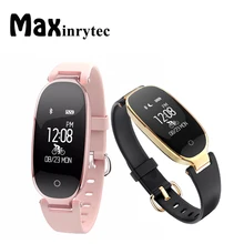 Умный Браслет пульсометр трекер сна Смарт фитнес ручные умные браслеты для женщин для Android IOS PK S2 10 шт./партия