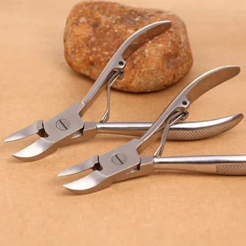 

Stainless steel nail clippers dead skin cut cuticle trimming scissors manicure scissors pliers tool pedicure dead skin remover
