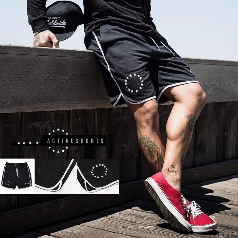 Summer Mens Jogger Sport Shorts (2)