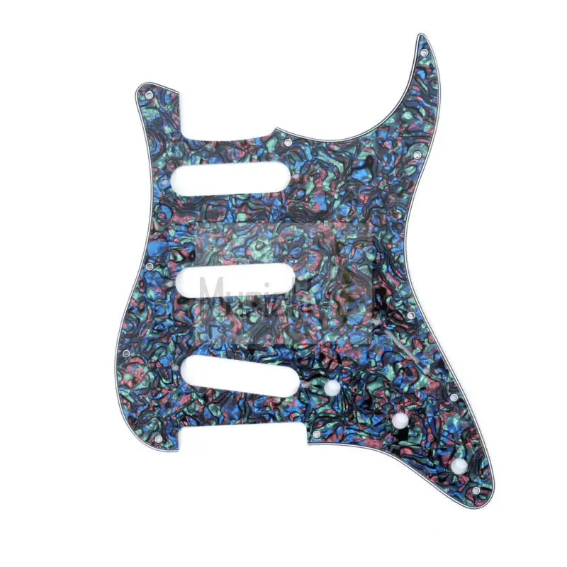 Abalone Pearl 4Ply SSS Pickguard For Fender Standard
