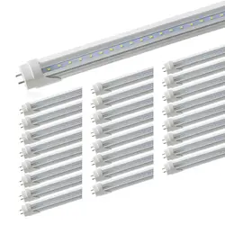 CNSUNWAY T8 светодиодные трубки 1200 мм 20 w 22 w 4ft, smd2835 led люминесцентные лампы 110 v 220 v Светодиодная трубчатая лампа светильник t8 модернизации