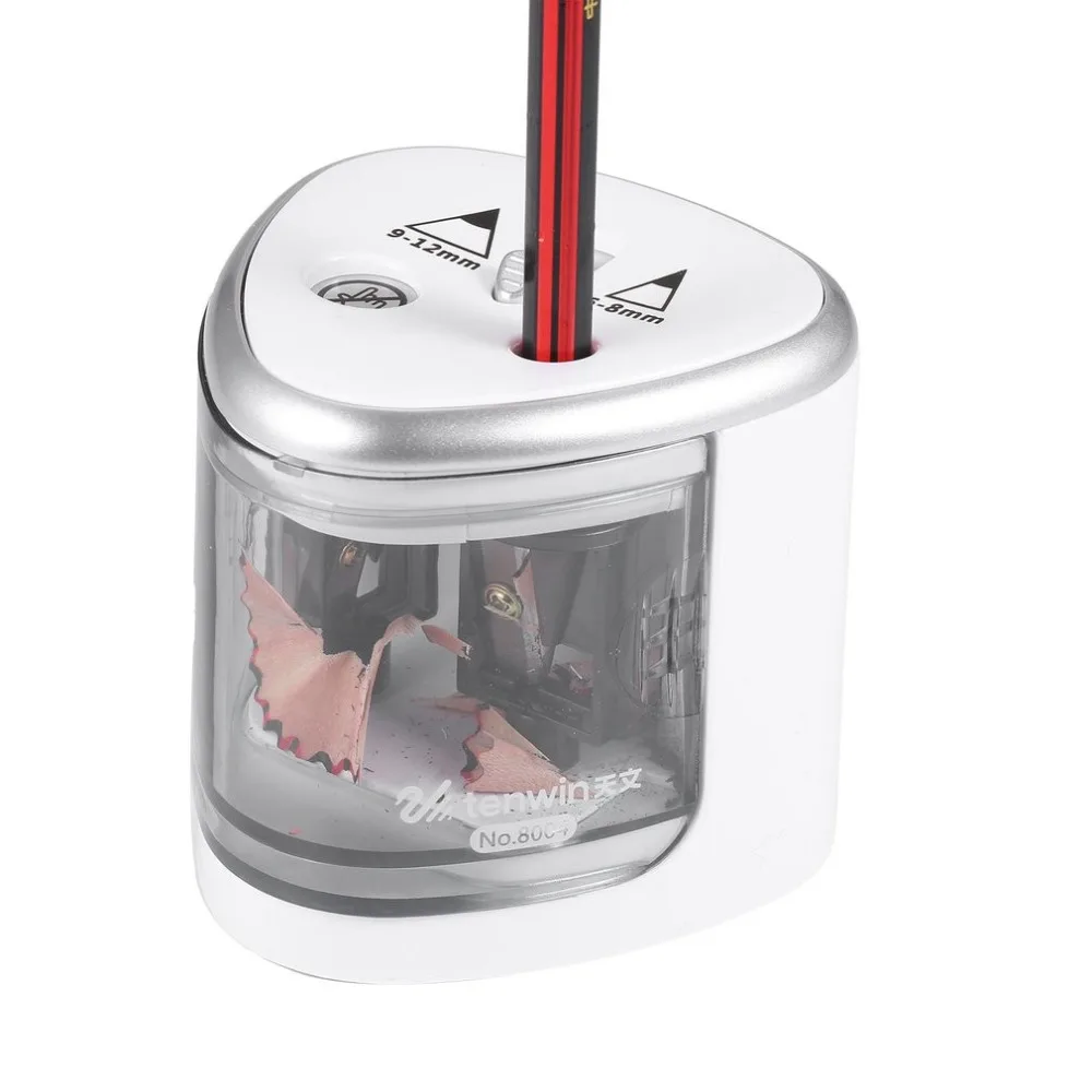Automatic Electric Pencil Sharpener Time Saving School Stationery Supplies Desk Table Pencil