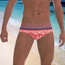 Escatch мужские плавки ming Goose сексуальные с низкой талией сексуальные мужские плавки короткие Спортивная пляжная одежда мужские плавки