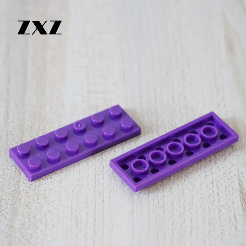 DIY Enlighten Building Block Bricks 2x6 Plate 3795 собирает маленькие частицы объемная модель фигурки