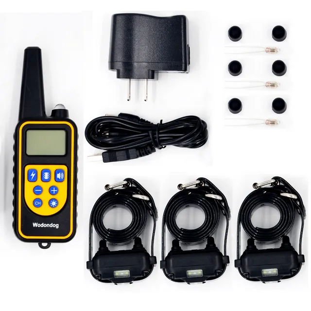800m Dog Training Collar Electric Shock Collars For Dogs Ip7 Diving Waterproof 915mhz Remote Control Device Charging Lcd Display Pet Dog Training Collar Shock Collars For Dogsshock Collar Aliexpress