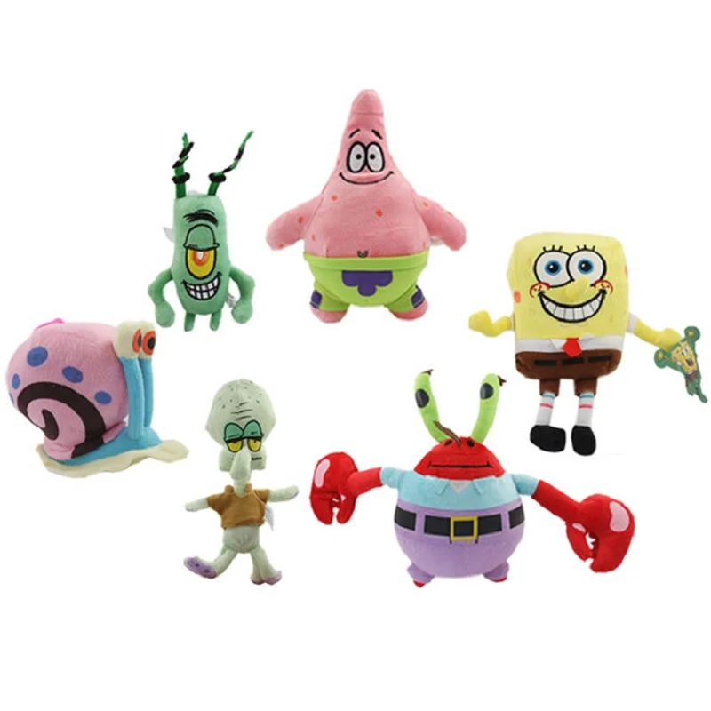SPONGEBOB PATRICK STELLA ANIME Figura Figure Set di 8pcs bambola anime raccogliere