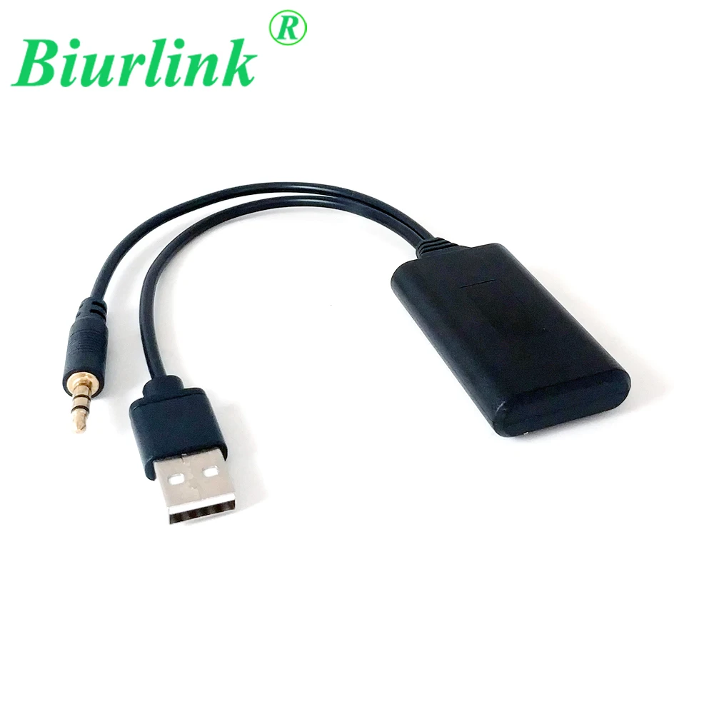 

Biurlink Universal AUX USB 3.5mm Audio Music Player Bluetooth Receiver 4.1 Module for Volkswagen Peugeot BMW Toyota