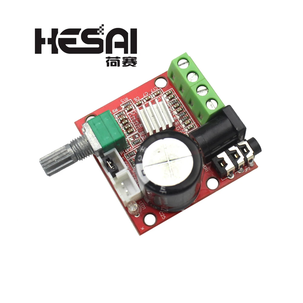 

12V 2X10W Hi-Fi PAM8610 Audio Stereo Amplifier Board Module Dual D Class Channel
