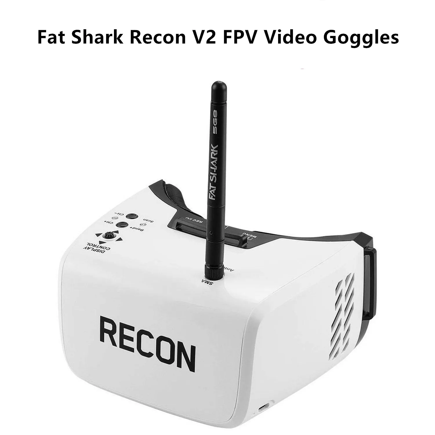 

Fat Shark Recon V2 FPV Video Goggles with 5G8 Receiver 4.3" LCD and Onboard For FPV Quadcopter Racing Drone