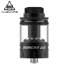 

Augvape Boreas V2 rta atomizer 5ml 2.5ml 23mm 810 Derlin Drip Tip & 510 Adapter 304 Stainless Steel Rebuildable tank vape tank