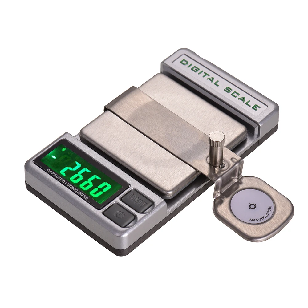 

Precision Turntable Phono LP Stylus Force Digital Scale Pressure Gauge Electronic Balance Mechanis 0.005g Accuracy 5 Digits