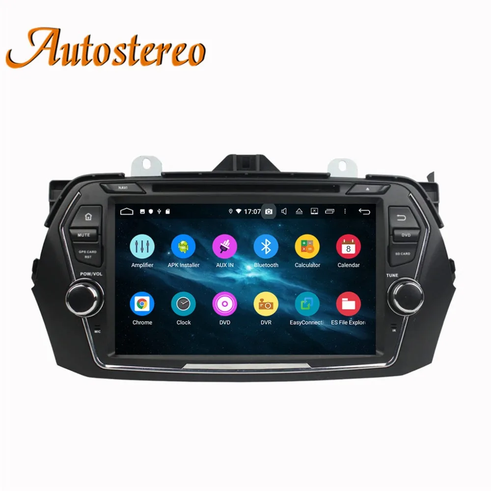 Sale DSP Car CD DVD player Android 9.0 8-core Car GPS navigation for Suzuki CIAZ Alivio 2014-2016 radio mirror link mp3 video player 2