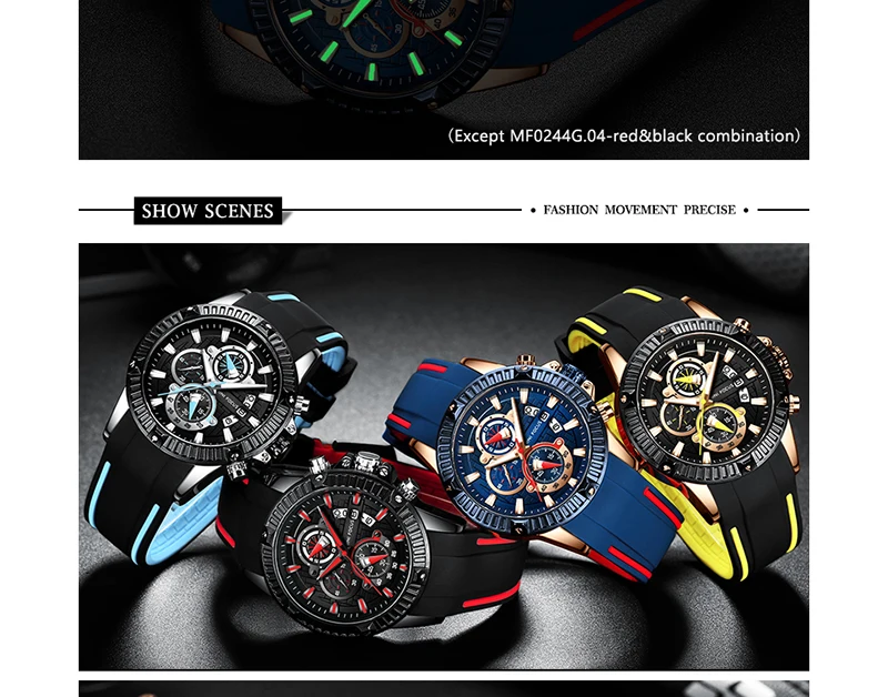 Watch Men 2019 MINIFOCUS Waterproof Silicone Wrist Watches Mens Luxury Brand Top Fashion Sport Wristwatch Men Quartz Male Clock (11)