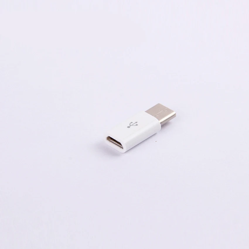 5 шт./лот USB 3,1 type C штекер Micro USB Женский адаптер type-C Конвертер Разъем USB-C адаптер данных Тип C устройство Черный Белый