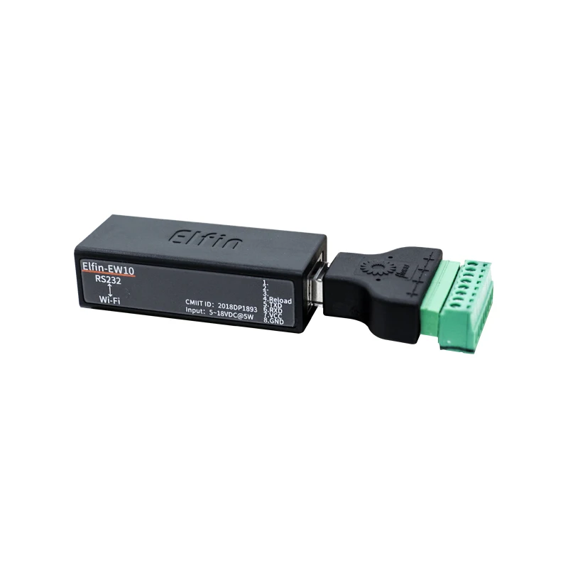 Achat Elfin EW10 support TCP IP Serial port RS232 à WiFi périphérique série serveur Telnet Modbus TCP Protocole de transfert de données via WiFi