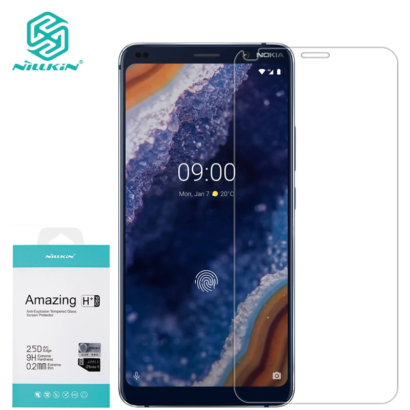 

Nillkin 0.2mm Glass for Nokia 9 PureView H+ Pro Anti-Explosion Screen Protector for Nokia 9 PureView Tempered Glass Film