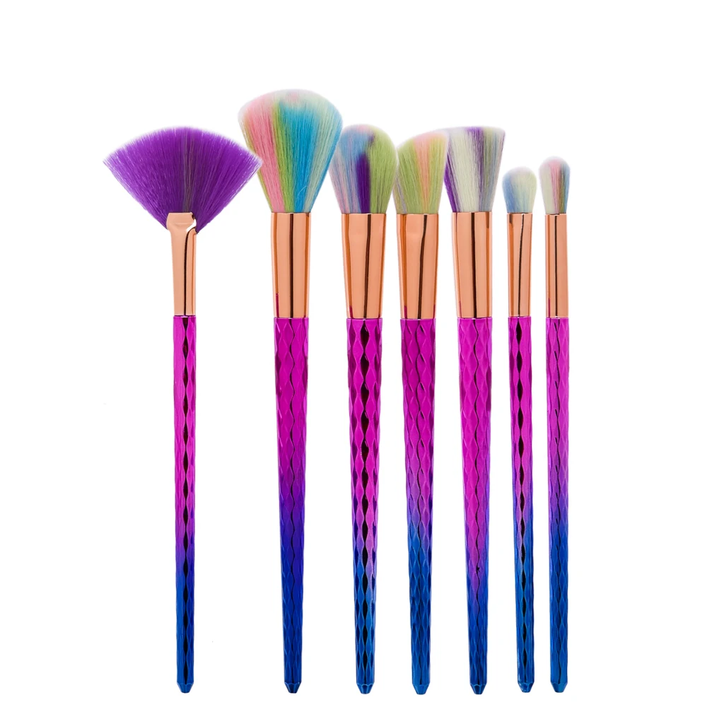 Professional 7 PCS Kabuki Makeup Brushes Foundation Blending Brush